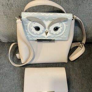 Kate Spade “Make It Mine” Maddie Crossbody Backpack w/ Additional Flap owl NWOT